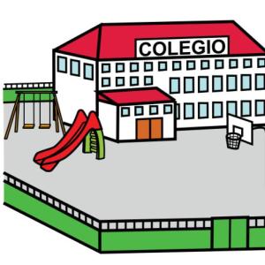 Imagen de portada del videojuego educativo: PARTS OF THE SCHOOL, de la temática Idiomas