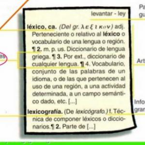Imagen de portada del videojuego educativo: Estructura del diccionario, de la temática Lengua