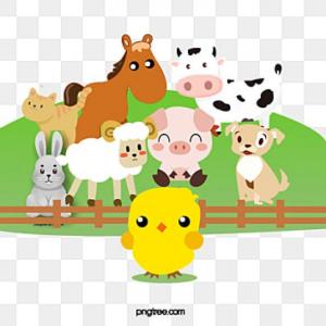 Encontremos animales de la granja