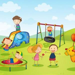 The park and shapes