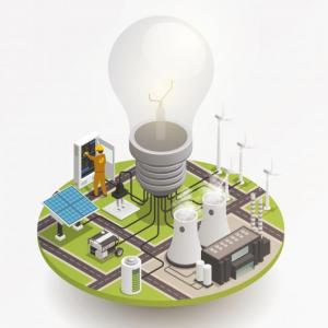 Imagen de portada del videojuego educativo: Tipos de energía, de la temática Tecnología