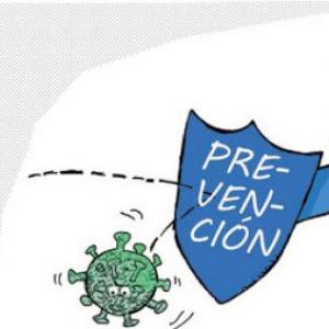 Imagen de portada del videojuego educativo: Prevención Covid-19, de la temática Salud