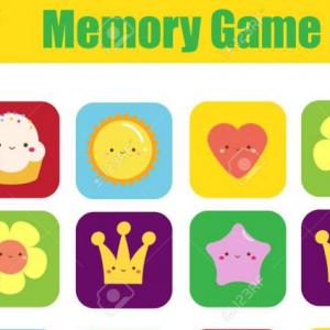 Imagen de portada del videojuego educativo: Food Memory Game, de la temática Idiomas