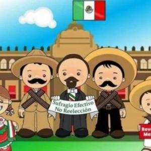 Imagen de portada del videojuego educativo: Memorama de la Revolución Mexicana., de la temática Historia