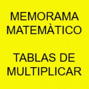Imagen de portada del videojuego educativo: MEMORAMA MATEMÀTICO, de la temática Matemáticas
