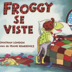 Imagen de portada del videojuego educativo: Froggy se viste, de la temática Literatura