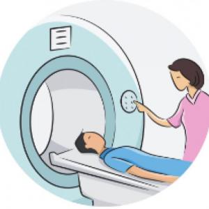 Imagen de portada del videojuego educativo: Simulador Virtual de Radioterapia para el Tratamiento del Cáncer, de la temática Salud