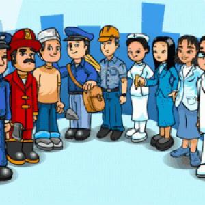 Portada del juego professions in English – Idiomas