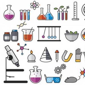 Imagen de portada del videojuego educativo: Materiales de Laboratorio, de la temática Química