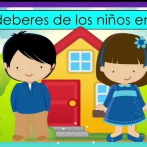 Imagen de portada del videojuego educativo: deberes de los niños, de la temática Sociales