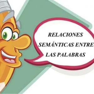 Imagen de portada del videojuego educativo: RELACIONES SEMÁNTICAS, de la temática Lengua