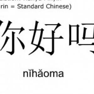 Ni hao ma?