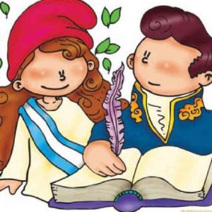 Imagen de portada del videojuego educativo: JUGAMOS Y APRENDEMOS SOBRE EL 9 DE JULIO DE 1816, de la temática Historia