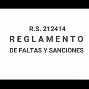 REGLAMENTO DE FALTAS Y SANCIONES DEL MAGISTERIO BOLIVIANO (R.S. 212414)