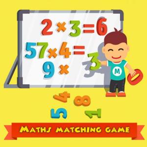 Imagen de portada del videojuego educativo: MATHS MATCHING GAME, de la temática Idiomas