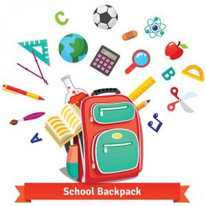 Imagen de portada del videojuego educativo: SCHOOL OBJECTS TRIVIAS, de la temática Idiomas