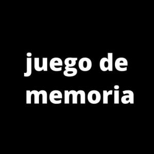 juego de memoria 