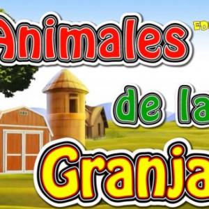Imagen de portada del videojuego educativo: Los animales de la granja, de la temática Medio ambiente
