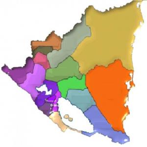División Política de Nicaragua