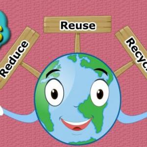The 3 R's items