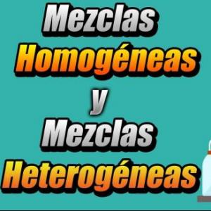 Mezclas Homogeneas