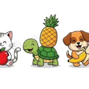 CONOCIENDO FRUTAS Y ANIMALES 