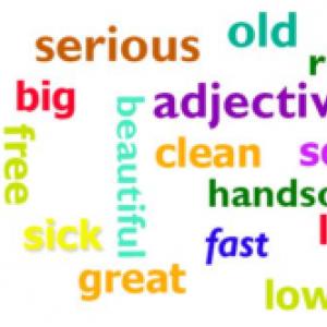 Imagen de portada del videojuego educativo: adjectives-opposites, de la temática Idiomas