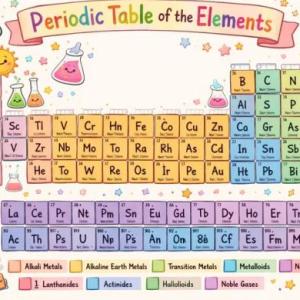 Portada del juego La tabla periódica – Química