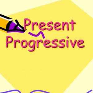 Portada del juego Verbs present progressive – Idiomas