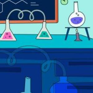 Imagen de portada del videojuego educativo: ¿Cuánto te acordas de los materiales de laboratorio?, de la temática Química