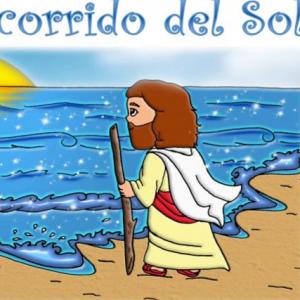 Imagen de portada del videojuego educativo: ELRECORRIDO DELSOL, de la temática Religión