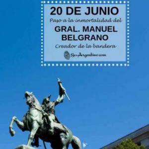 Memo test. 20 de junio "Día de la bandera"
