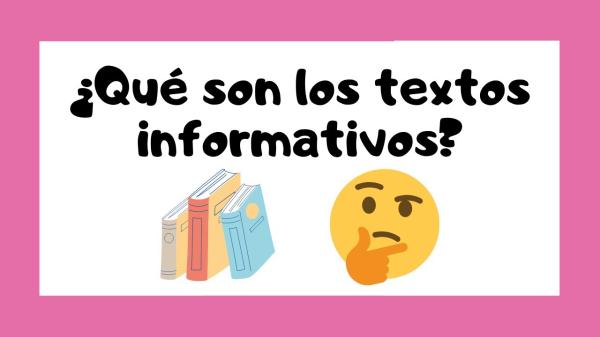 Imagen de portada del videojuego educativo: Textos informativos, de la temática Lengua
