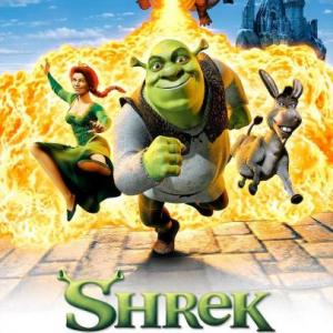 Imagen de portada del videojuego educativo: ¿Cuanto sabes de Shrek?, de la temática Cine-TV-Teatro