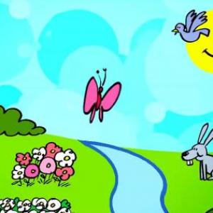 Imagen de portada del videojuego educativo: Día de la primavera, de la temática Festividades