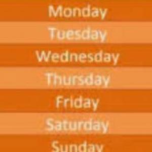 DAYS AND MONTHS