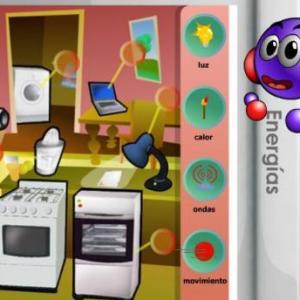 Imagen de portada del videojuego educativo: Tipos de Energía y sus transformaciones, de la temática Ciencias