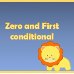 ZERO AND FIRST CONDITIONAL