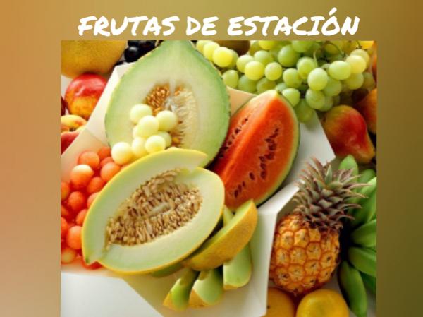 Frutas de estación  (verano)