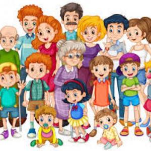 Imagen de portada del videojuego educativo: Vivir en familia, de la temática Costumbres