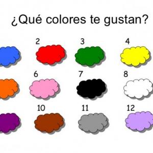 Memorama de Colores