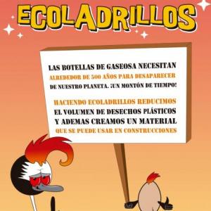 Imagen de portada del videojuego educativo: Trivia Ecoladrillos, de la temática Medio ambiente