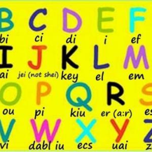 Imagen de portada del videojuego educativo: alphabet, de la temática Idiomas