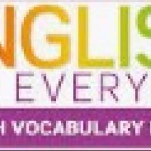 Imagen de portada del videojuego educativo: English Vocabulary, de la temática Idiomas