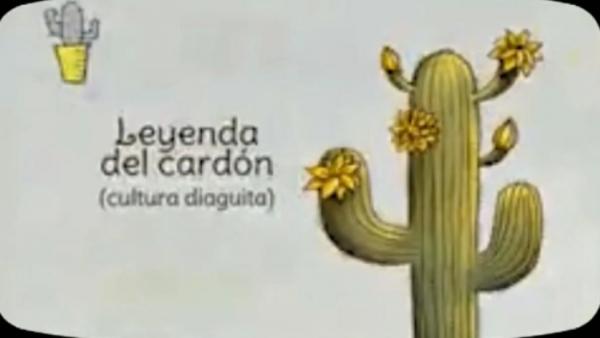 Imagen de portada del videojuego educativo: Trivia Leyenda del Cardón, de la temática Literatura