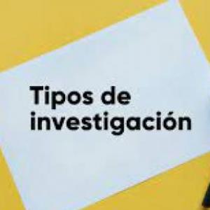 TIPOS DE INVESTIGACIÓN