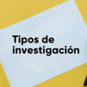 TIPOS DE INVESTIGACIÓN
