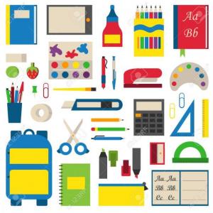 Portada del juego Útiles escolares – Artes