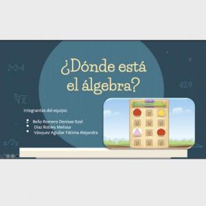 ¿Dónde está el álgebra?