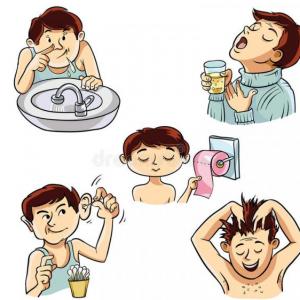 Good habits and personal hygiene